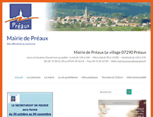 Tablet Screenshot of preaux.fr